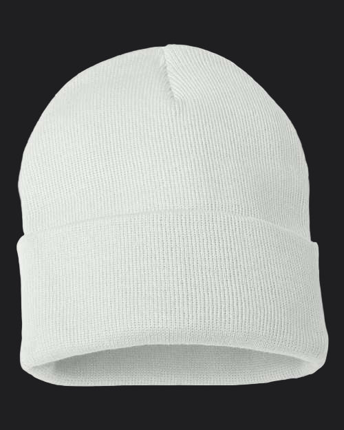 Sportsman 12" Solid Cuffed Beanie