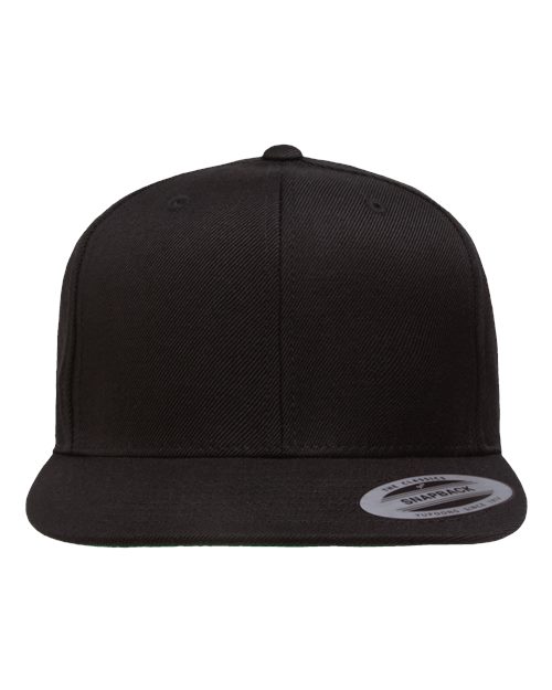 Yupoong 6089M Premium Flat Bill Adjustable Snapback Cap