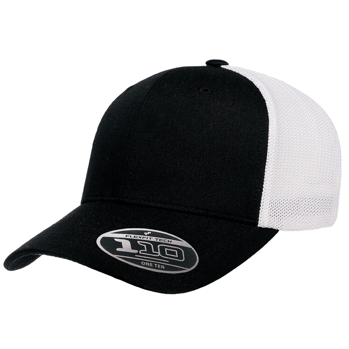 Custom Flexfit 110M Mesh Trucker Cap with Adjustable Snapback
