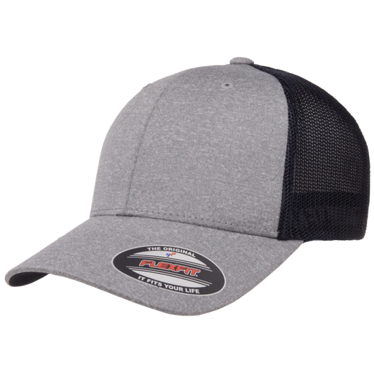 Custom Flexfit® 6311 Melange Trucker Fitted Cap