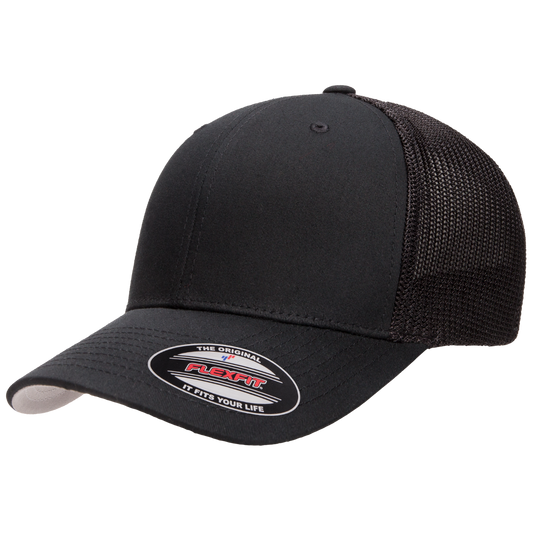 Custom Flexfit 6511 Trucker Mesh Stretchable Fitted Cap