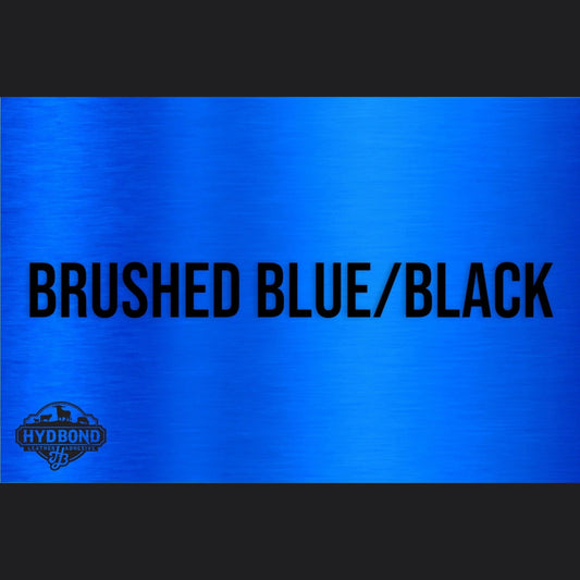 Hydbond™ Brushed Blue/Black Acrylic Panel