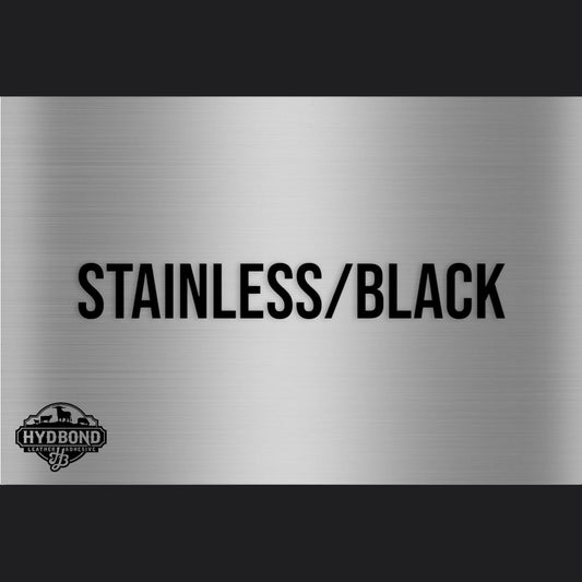 Hydbond™ Stainless/Black Acrylic Panel