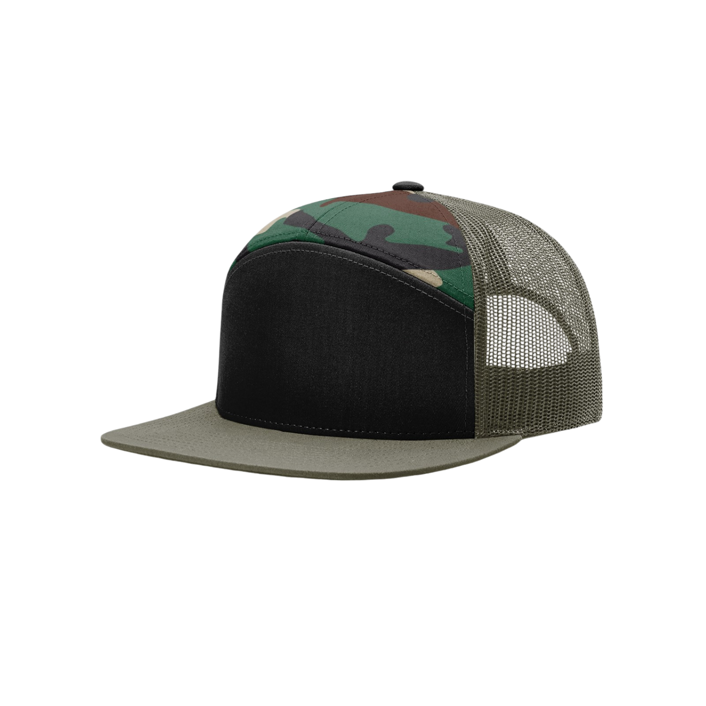 Custom Richardson 168 7-Panel Trucker Adjustable Snapback Cap