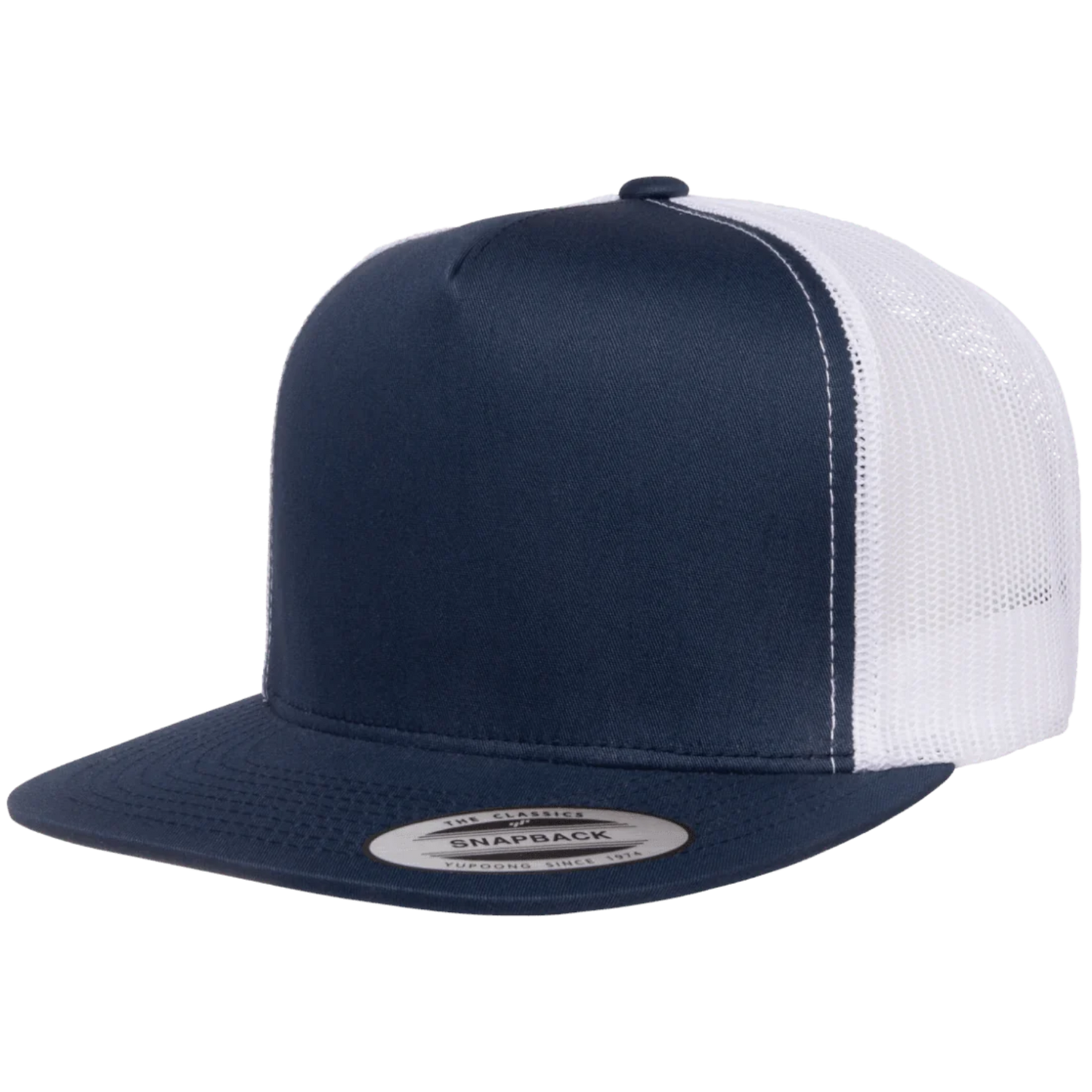 Custom Yupoong 6006 Five-Panel Classics® Trucker Adjustable Snapback Cap