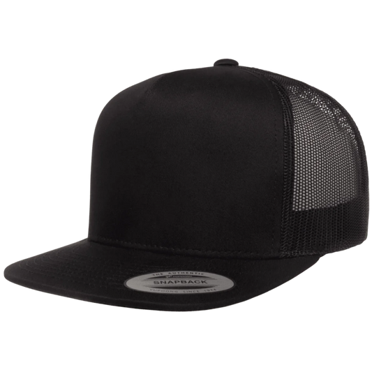 Custom Yupoong 6006 Five-Panel Classics® Trucker Adjustable Snapback Cap