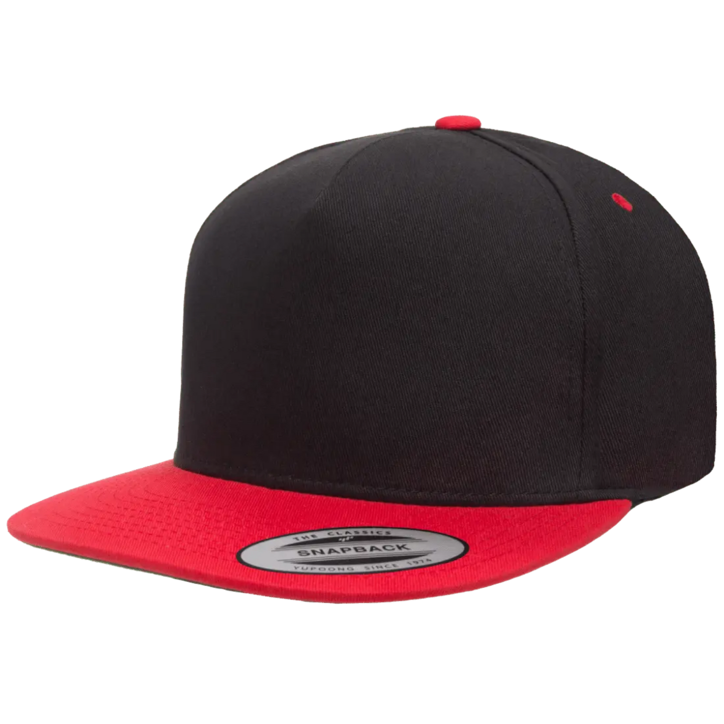 Custom Yupoong Classics® 6007 5-Panel Cotton Twill Adjustable Snapback Cap