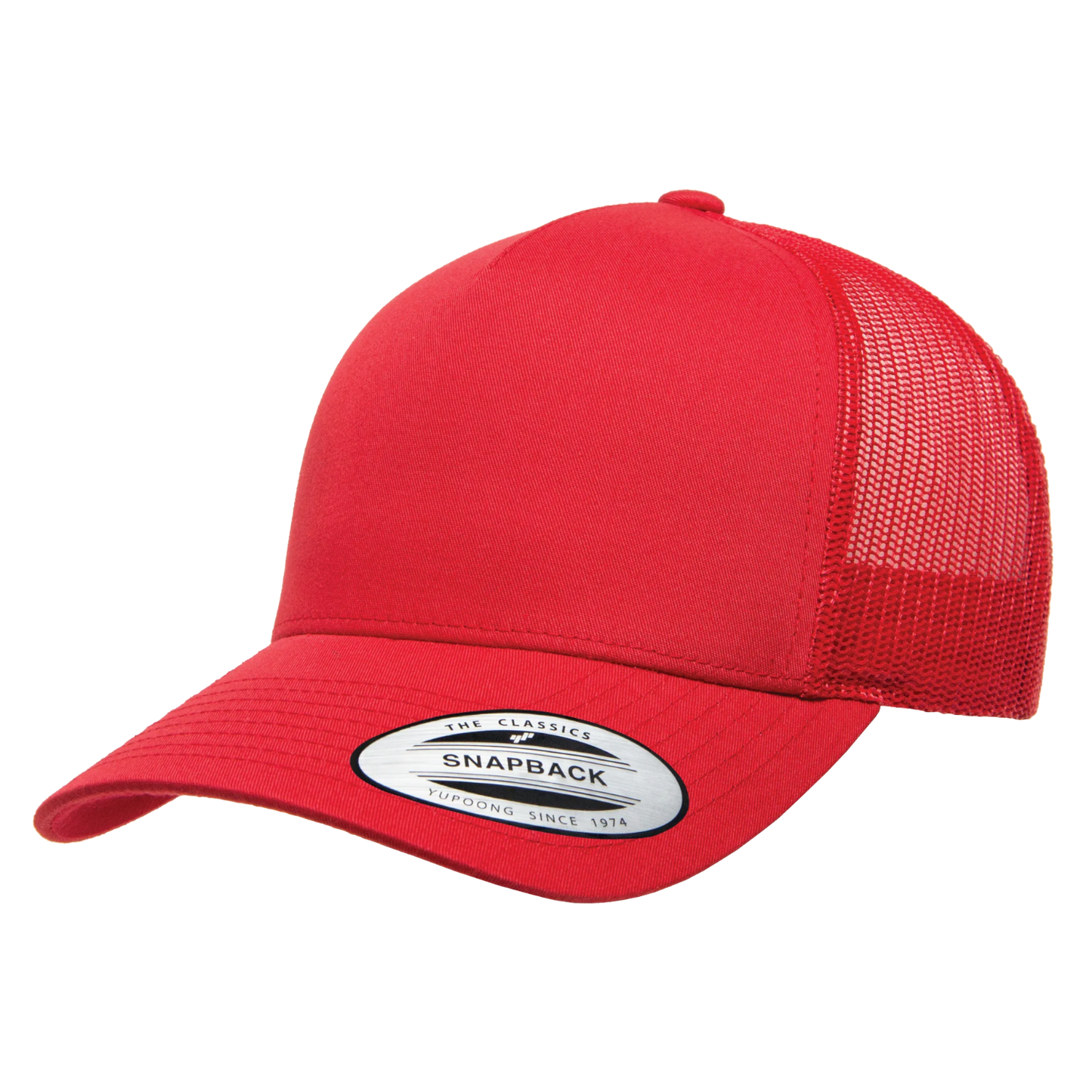 Custom Yupoong Classics® 6506 5-Panel Retro Trucker Adjustable Snapback Cap
