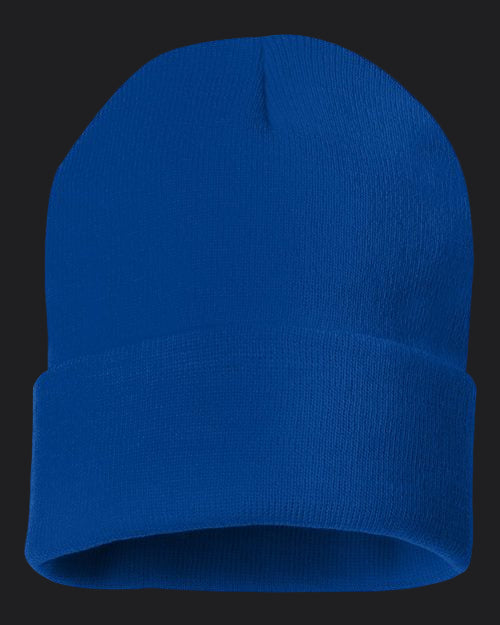Sportsman 12" Solid Cuffed Beanie