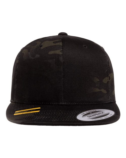 Yupoong 6089M Premium Flat Bill Adjustable Snapback Cap