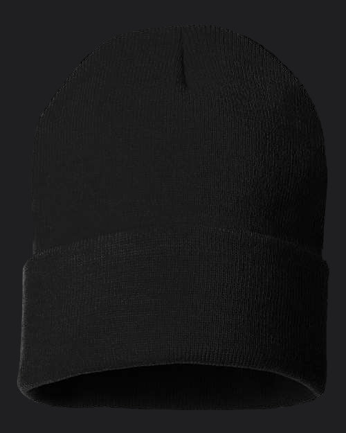Sportsman 12" Solid Cuffed Beanie