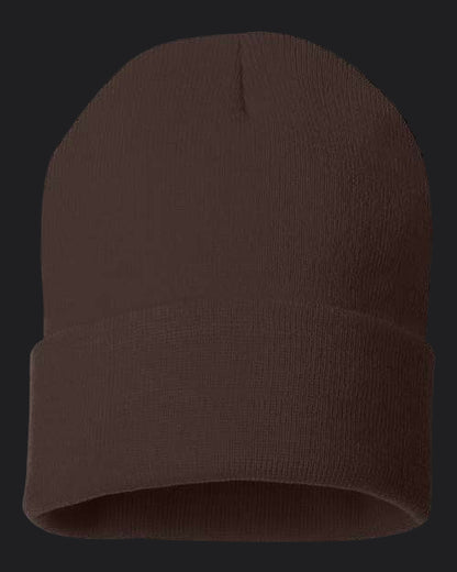 Sportsman 12" Solid Cuffed Beanie