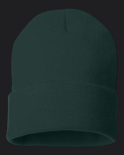 Sportsman 12" Solid Cuffed Beanie