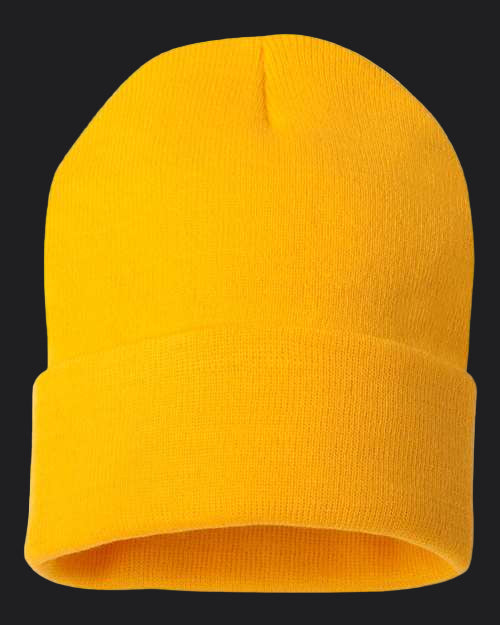 Sportsman 12" Solid Cuffed Beanie