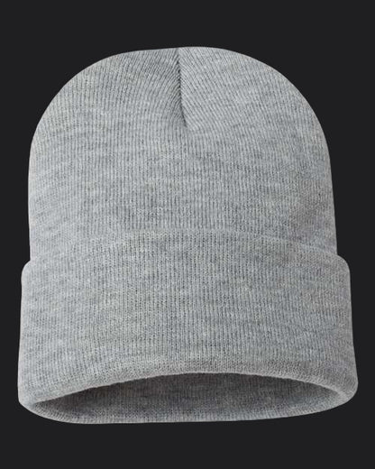 Sportsman 12" Solid Cuffed Beanie