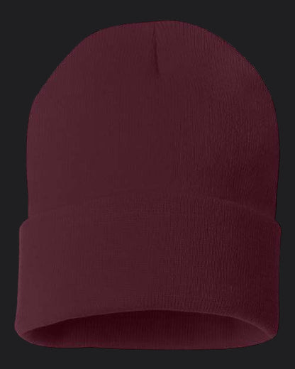 Sportsman 12" Solid Cuffed Beanie