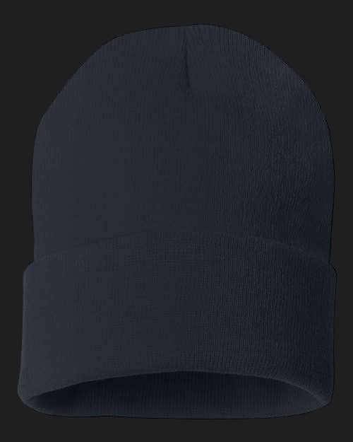 Sportsman 12" Solid Cuffed Beanie