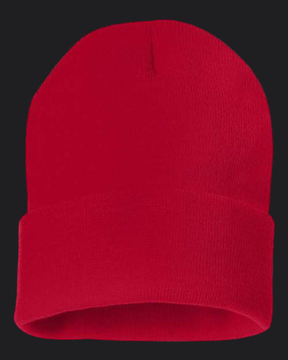 Sportsman 12" Solid Cuffed Beanie