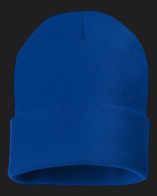 Sportsman 12" Solid Cuffed Beanie