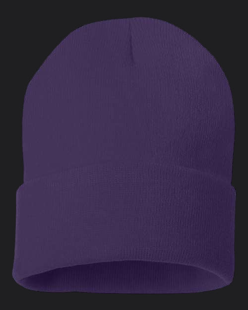 Sportsman 12" Solid Cuffed Beanie