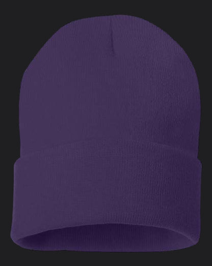 Sportsman 12" Solid Cuffed Beanie