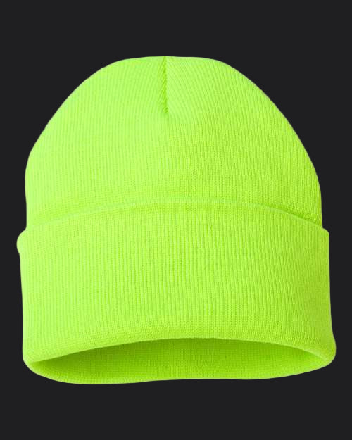 Sportsman 12" Solid Cuffed Beanie