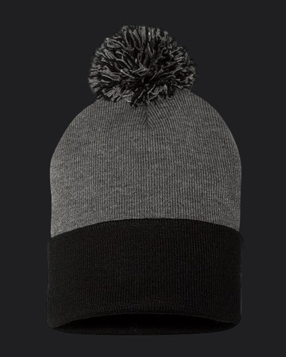 Sportsman 12" Pom-Pom Cuffed Beanie