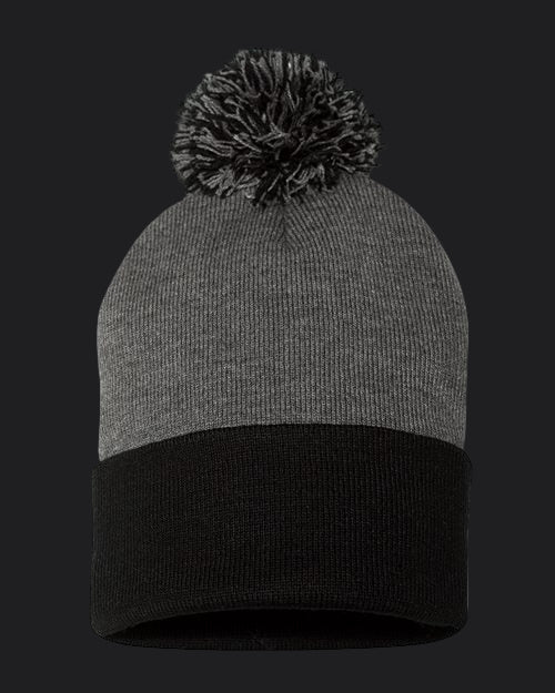 Sportsman 12" Pom-Pom Cuffed Beanie