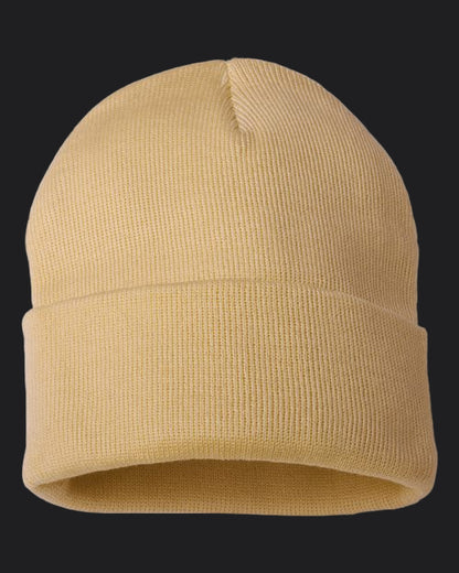 Sportsman 12" Solid Cuffed Beanie