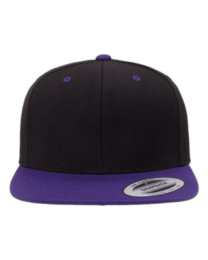 Yupoong 6089M Premium Flat Bill Adjustable Snapback Cap