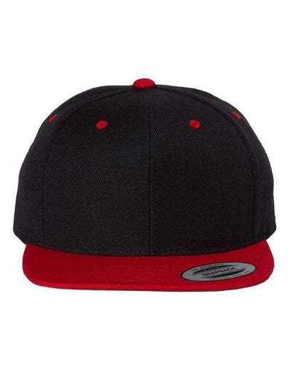 Yupoong 6089M Premium Flat Bill Adjustable Snapback Cap