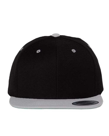 Yupoong 6089M Premium Flat Bill Adjustable Snapback Cap