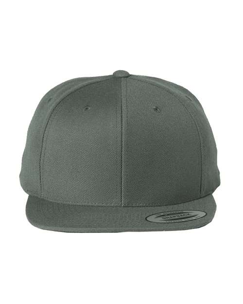 Yupoong 6089M Premium Flat Bill Adjustable Snapback Cap