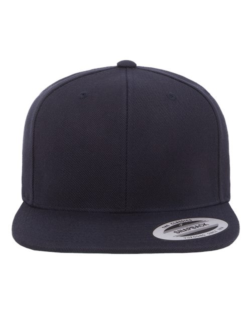 Yupoong 6089M Premium Flat Bill Adjustable Snapback Cap