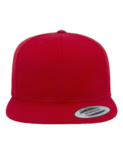 Yupoong 6089M Premium Flat Bill Adjustable Snapback Cap
