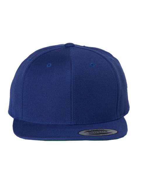 Yupoong 6089M Premium Flat Bill Adjustable Snapback Cap