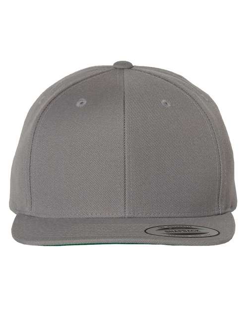 Yupoong 6089M Premium Flat Bill Adjustable Snapback Cap