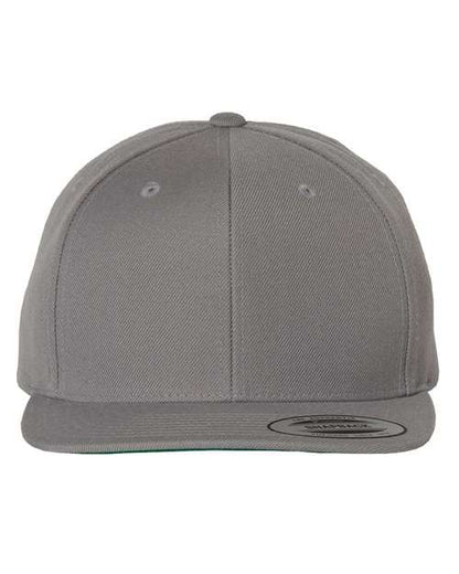 Yupoong 6089M Premium Flat Bill Adjustable Snapback Cap