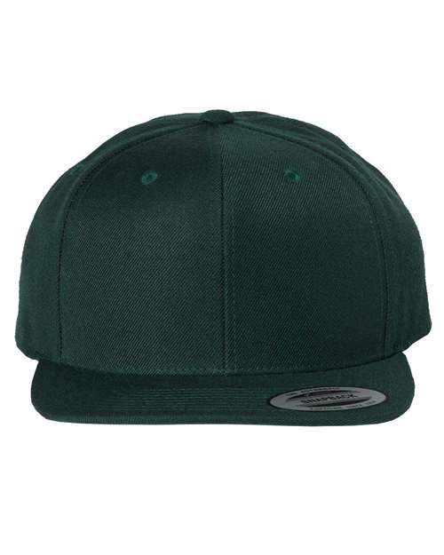 Yupoong 6089M Premium Flat Bill Adjustable Snapback Cap