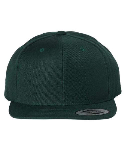 Yupoong 6089M Premium Flat Bill Adjustable Snapback Cap