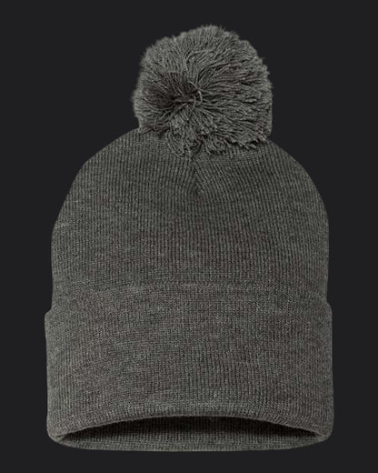 Sportsman 12" Pom-Pom Cuffed Beanie