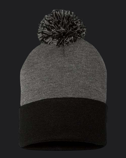 Sportsman 12" Pom-Pom Cuffed Beanie