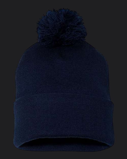 Sportsman 12" Pom-Pom Cuffed Beanie