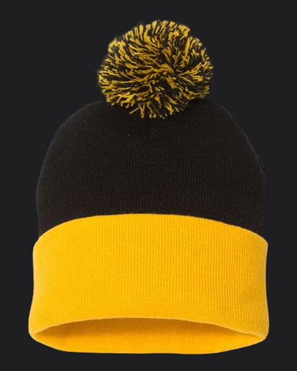 Sportsman 12" Pom-Pom Cuffed Beanie