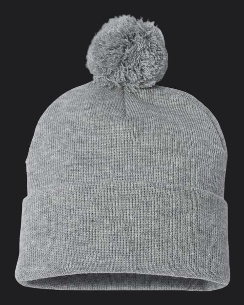 Sportsman 12" Pom-Pom Cuffed Beanie