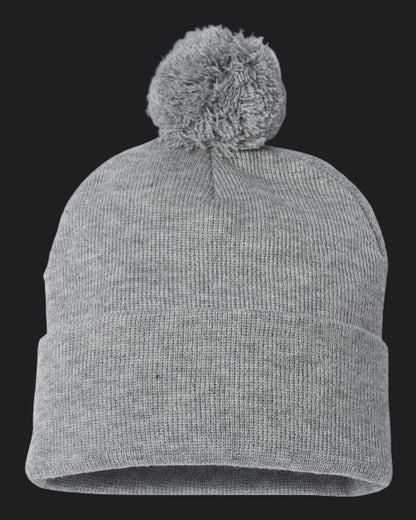 Sportsman 12" Pom-Pom Cuffed Beanie