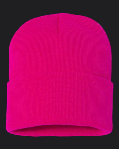 Sportsman 12" Solid Cuffed Beanie