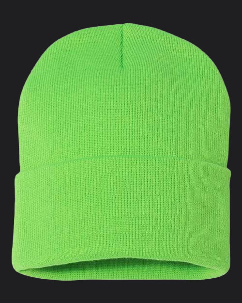 Sportsman 12" Solid Cuffed Beanie