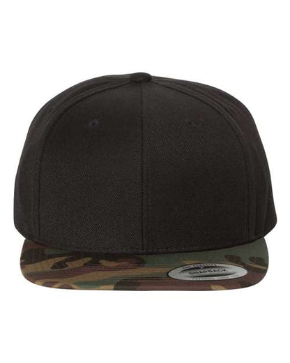 Yupoong 6089M Premium Flat Bill Adjustable Snapback Cap
