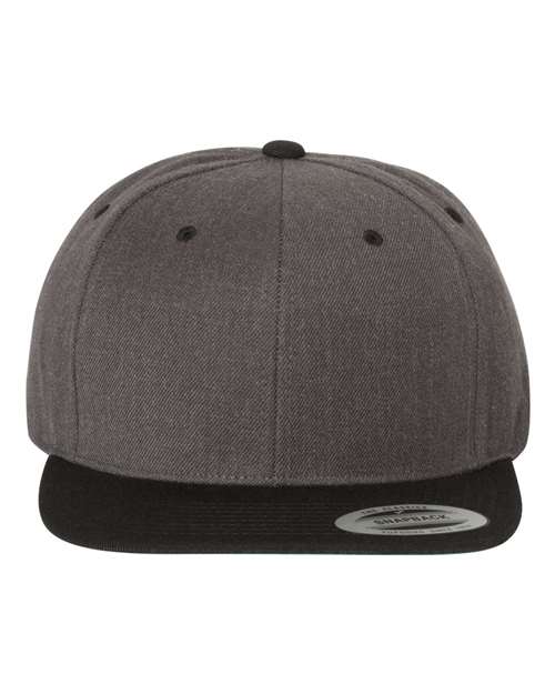 Yupoong 6089M Premium Flat Bill Adjustable Snapback Cap